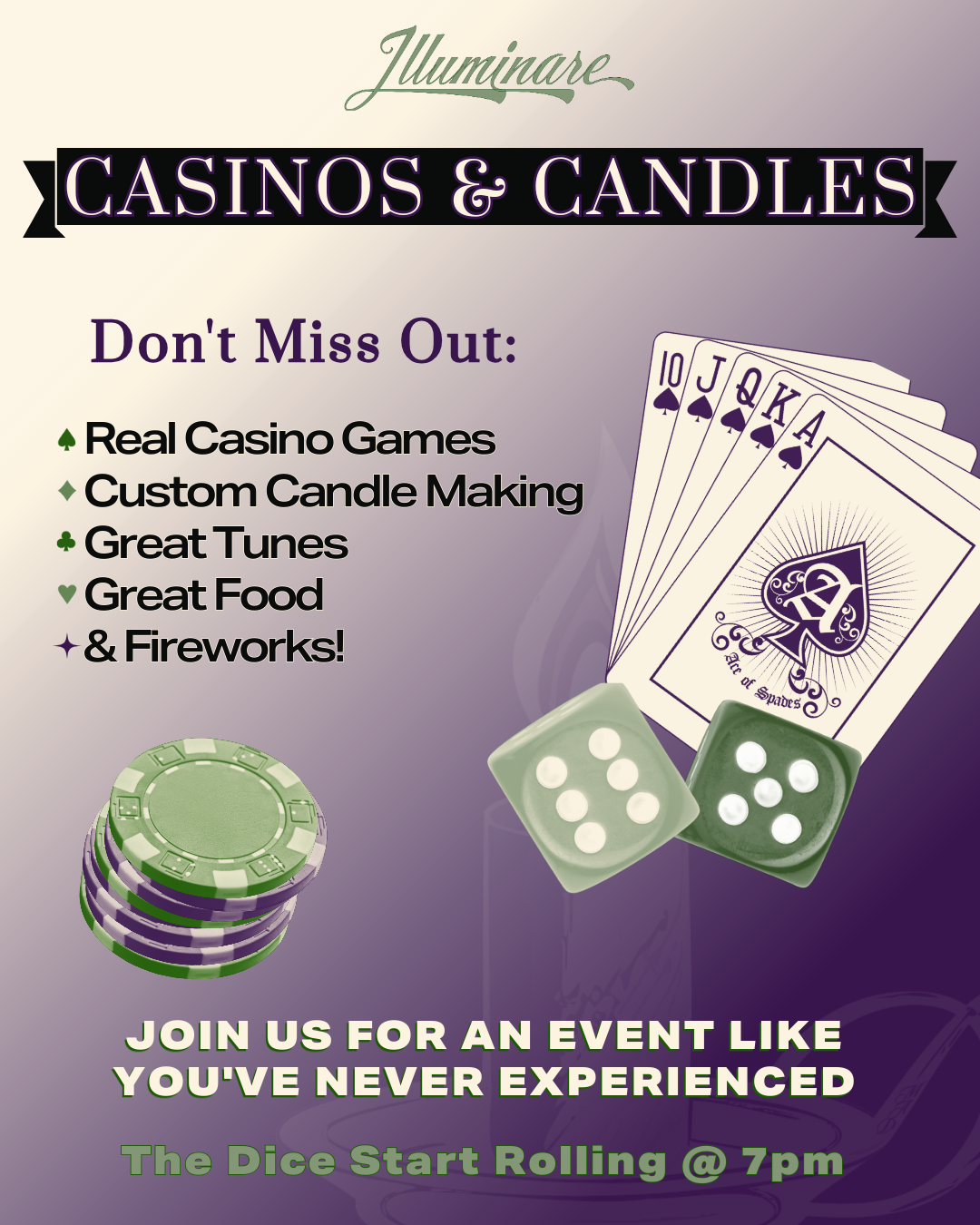 Casinos & Candles: A Curated Life Charity Event  |  8.1.2026