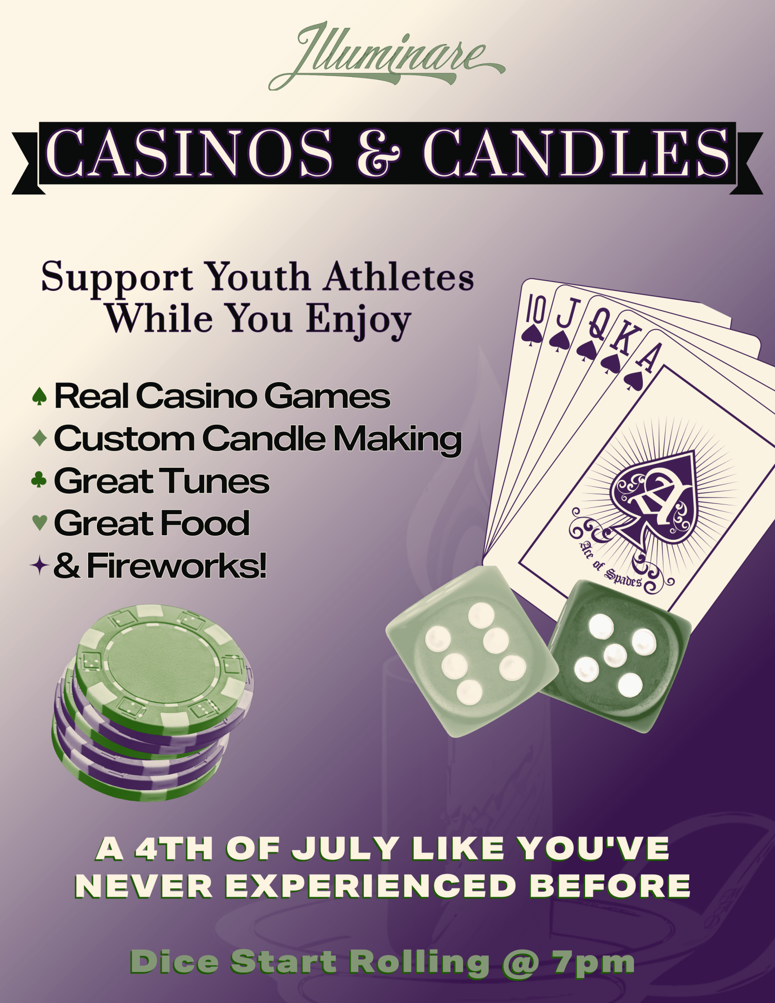 Casinos & Candles: A Curated Life Charity Event | 7.4.2026 - Illuminare by MAD