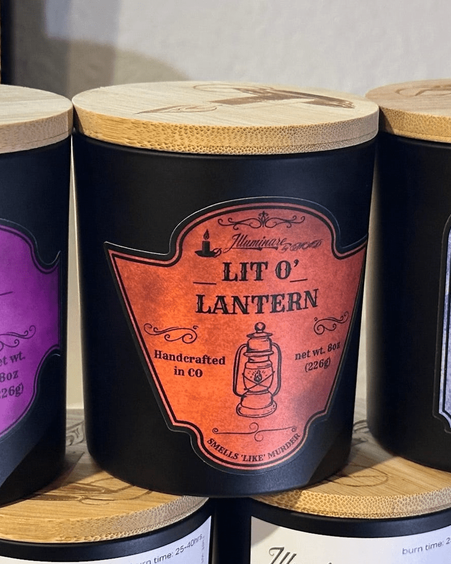 Lit ‘O’ Lantern - Equinox Single Wick Candle - Illuminare by MAD