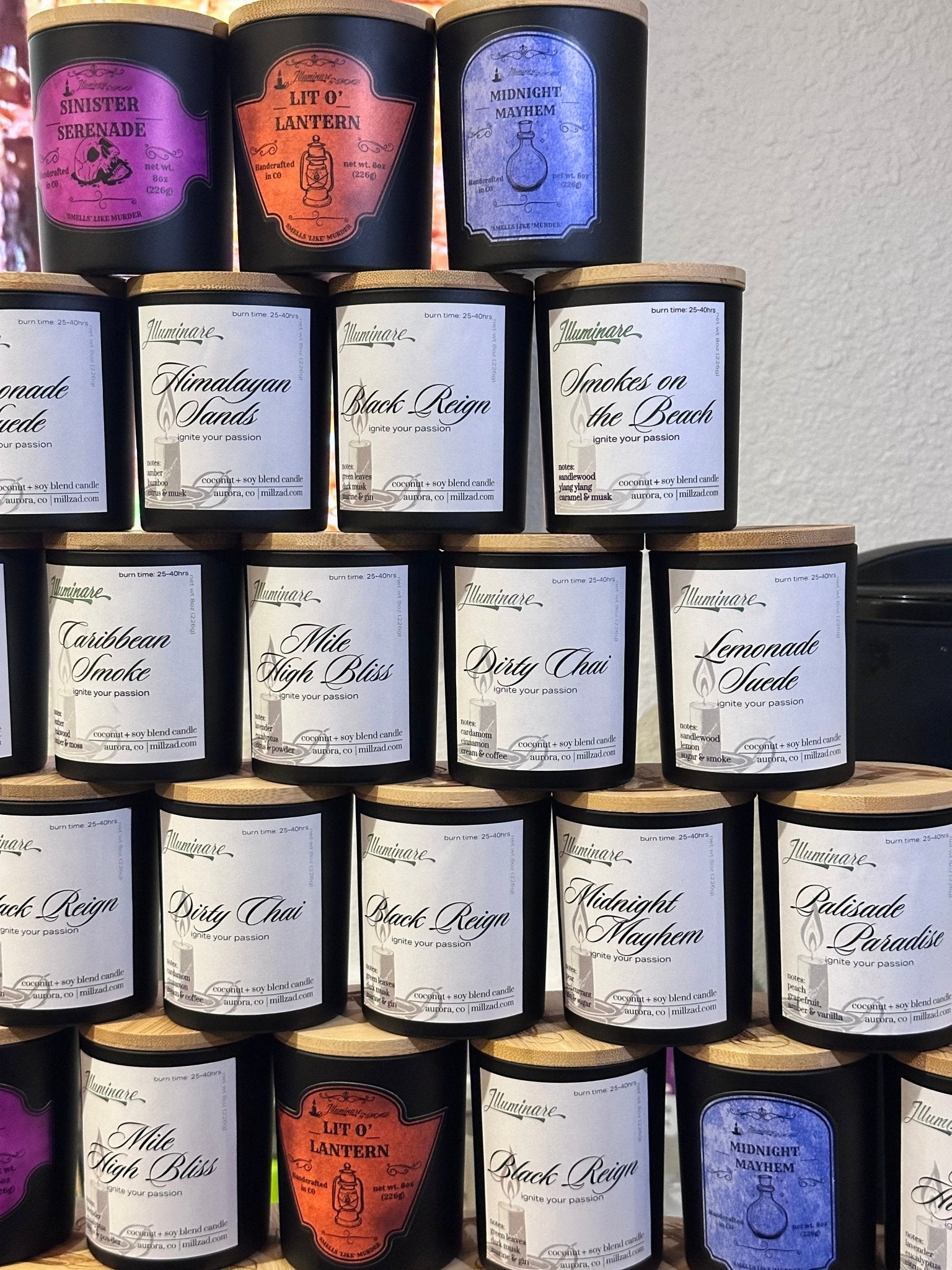 Lit ‘O’ Lantern - Equinox Single Wick Candle - Illuminare by MAD