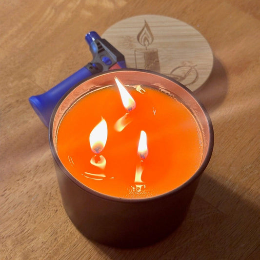 Lit ‘O’ Lantern - Equinox Single Wick Candle - Illuminare by MAD