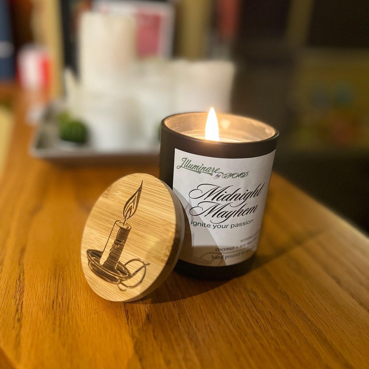 Midnight Mayhem - Equinox Single Wick Candle - Illuminare by MAD