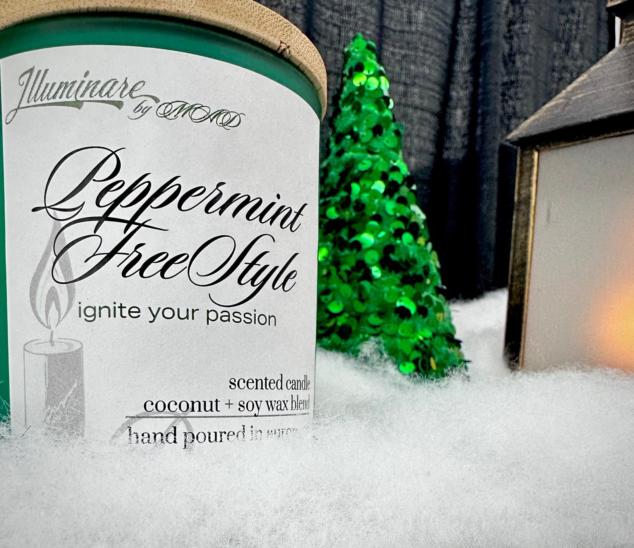 Peppermint Freestyle - Solstice Three Wick Candle - Illuminare by MAD