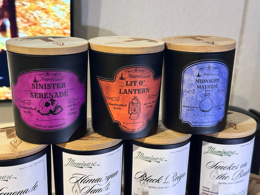 Sinister Serenade - Equinox Single Wick Candle - Illuminare by MAD
