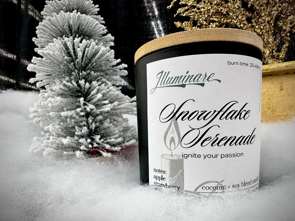 Snowflake Serenade - Solstice Three Wick Candle - Illuminare by MAD